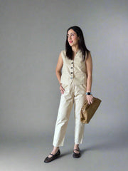 Khaki Vest and Pant